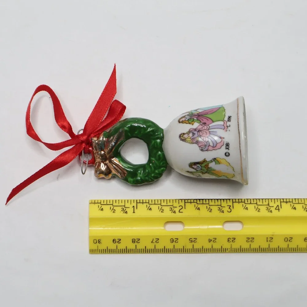 Jobar 12 Days of Christmas Porcelain Bell Ornament Set Vintage 1996 - AS‎ IS
